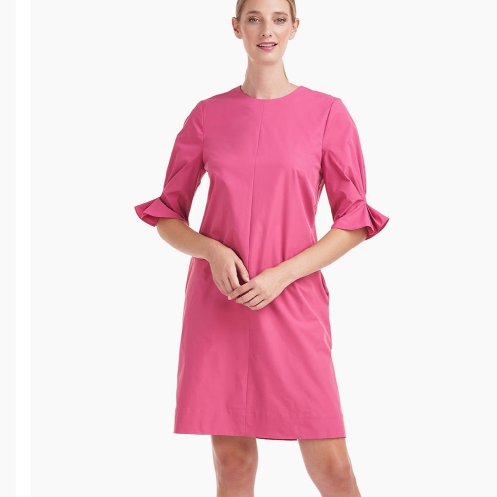 NWT Kay Unger Pink Linda Shift Dress, size 6